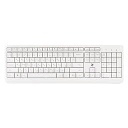 2E KS220 Wireless White Keyboard