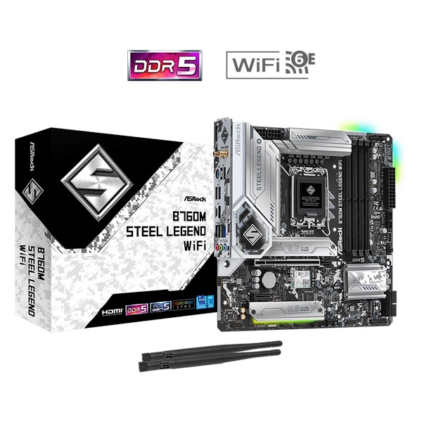ASRock B760M Steel Legend WiFi Motherboard