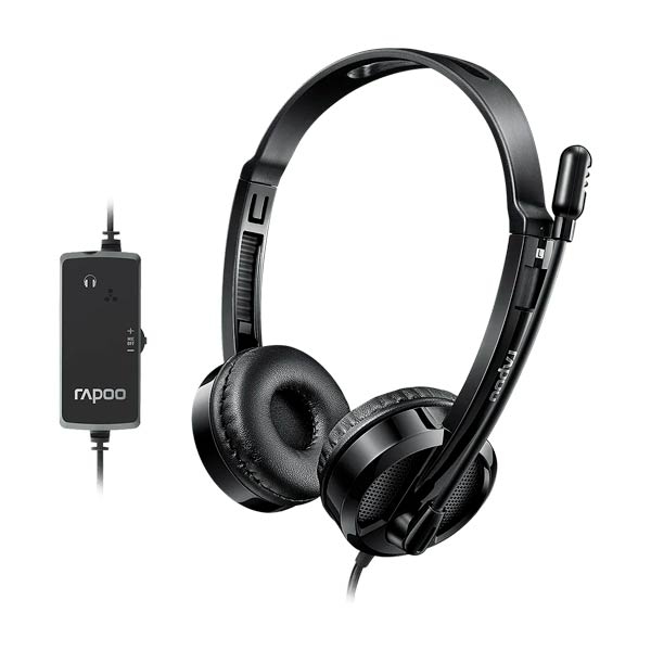 Rapoo H120 USB Stereo Headset Black