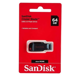  SanDisk Cruzer Blade Flash Drive 64GB