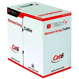 U/UTP Roll Cable Cat.6 CCA 305m Solid Blue