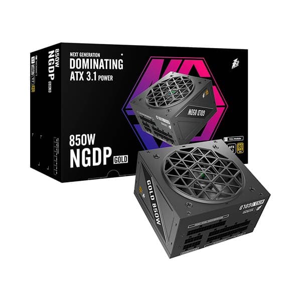 1stPlayer PSU ATX 3.1/PCI-E 5.1 850W Gold - HA-850BA4 Power Supply