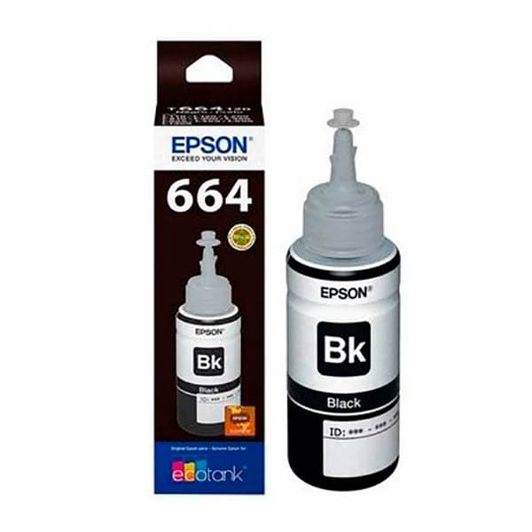 Epson 664 BK Ink Bottle (Black) - 70 ml