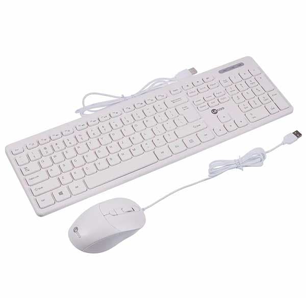 Lecoo CM102 USB Klaviatura və Mouse White