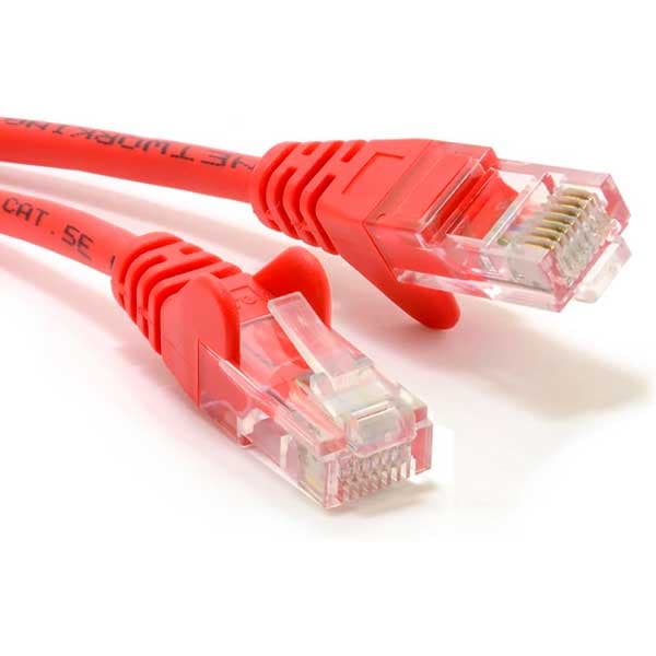 Patch Cable Cat5e 2m Red, White, Black, Yellow