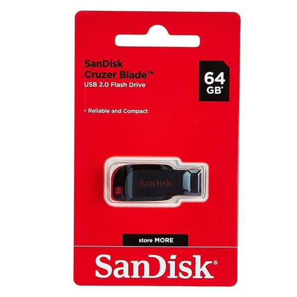  SanDisk Cruzer Blade Flash Drive 64GB