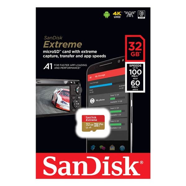 SanDisk Extreme microSDXC™ UHS-I CARD - 32GB