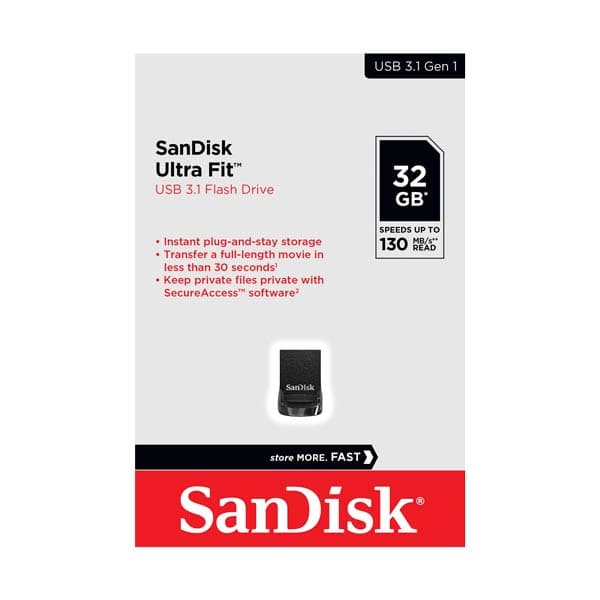 SanDisk Ultra Fit USB 3.2 32GB Flash Drive